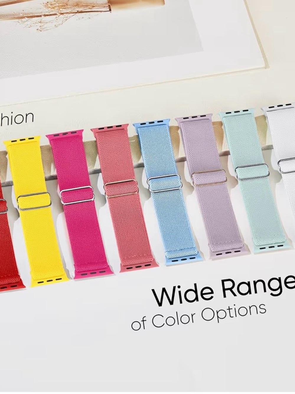 Colorful Nylon Loop Apple Watch Bands (Set) - Picture 4 of 6